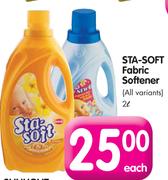 Sta Soft Fabric Softener(All Variants)-2Ltr