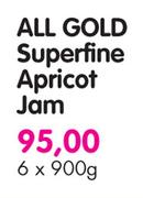 All Gold Superfine Apricot Jam-6x900g