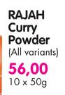 Rajah Curry Powder(All Variants)-10x50g