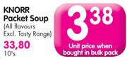 Knorr Packet Soup(All Flavours Excl Tasty Range)