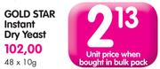 Gold Star Instant Dry Yeast-10g