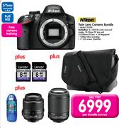 Nikon Twin Lens Camera Bundle D3200-Per Bundle