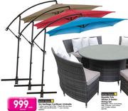 Terrace Leisure 3m Santiago Cantilever Umbrella