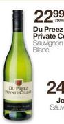 Du Preez Private Cellar Sauvignon Blanc-750ml