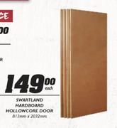 Swartland Hardboard-Hollowcore Door-813mmx2032mm Each