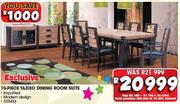 Exclusive 10-Piece Yaziko Dining Room Suite