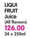 Liqui Fruit Juice(All Flavours)-24x250ml