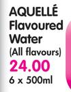 Aquelle Flavoured Water(All Flavours)-6x500ml