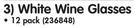 Manhattan White Wine Glasses-Per 12 Pack