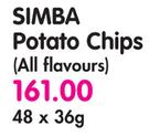 Simba Potato Chips(All Flavours)-48x36g
