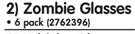 Consol Zombie Glasses-Per 6 Pack