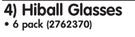 Consol Hiball Glasses-Per 6 Pack