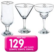 Manhattan 370ml Beer Stemmed Glasses-Per 6 Pack