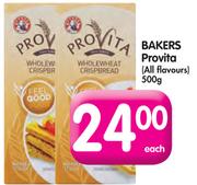 Bakers Provita(All Flavours)-500g Each