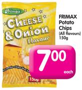 Frimax Potato Chips(All Flavours)-150g