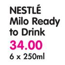 Nestle Milo Ready To Drink-6x250ml