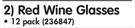 Manhattan 12 Pack Red Wine Glasses-Per 12 Pack