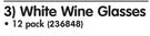 Manhattan 12 Pack White Wine Glasses-Per 12 Pack