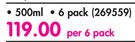 Regent 500ml Carafe Jug-Per 6 Pack