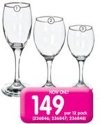 Manhattan 12 Pack White Wine Glasses-Per 12 Pack