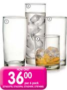 Consol 6 Pack Hiball Glasses-Per 6 Pack