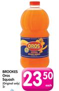 Brookes Oros Squash(Original Only)-2L