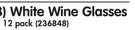 Manhattan White Wine Glasses 