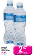 Aquelle Spakling Or Still Water-6 x 500ml