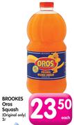 Brookes Oros Squash (Original Only)-2L