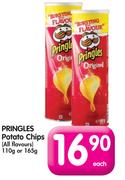 Pringles Potato Chips (All Flavours)-110g Or 165g Each
