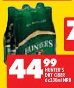 Hunter's Dry Cider NRB-6x330ml