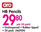 Aro HB Pencils-Per 24 Pack