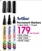 Artline Permanent Markers