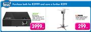 Acer DLP Projector X112 Plus Unimounts Ceiling Projector Mount