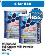 Parmalat Full Cream Milk Powder-2x400g