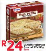 Dr.Oetkar Ital Pizza Assorted-305/345g Each