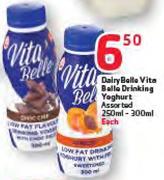 Dairy Belta Vita Belle Drinking Yoghurt Assorted-250ml-300ml Each 