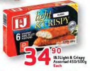 I&J Light & Crispy Assorted-450/500g-Each