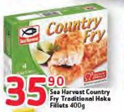 Sea Harvest Country Fry Traditional Hake Fillets-400g