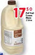 PnP Full Cream Maas-2 Ltr