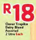 Clover Tropika Dairy Blend Assorted-2Litre