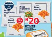 Pnp No Name Frozen Vegetables Assorted-250g