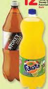 Fanta ,Spirits Or Stoney Cold Drink Assorted-2Litre