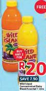 Wild Island Concentrated Dairy Blend Assorted-2 x 1Litre