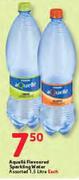 Aquelle Flavoured Sparkling Water Assorted-1.5Litre Each