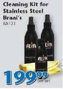 Cleaning Kit For Stainless Steel Braai's BA103-Per Set