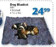 Dog Blanket Stitched 1x1m