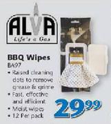 Alva BBQ Wipes BA97-12 Per Pack