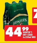Hunter's Dry Cider NRB-6x330ml