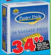 Pastry Pride Frozen Sausage Rolls Assorted-30's Per Box